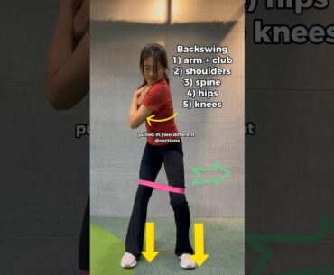 Get the golf swing sequence right pt 1 of 2 #golf #shorts #golfdrills