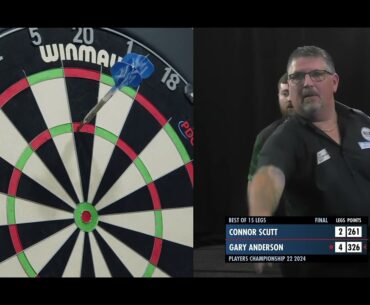 FINAL | Gary Anderson vs Connor Scott | Players Championship 22 🎯