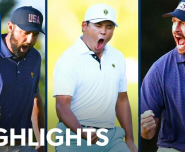 Day 3 | Four-ball and Foursomes highlights from Presidents Cup | 2024