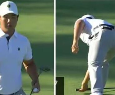 Tom Kim fumes at Presidents Cup as sarcastic action performed while US rivals walk away