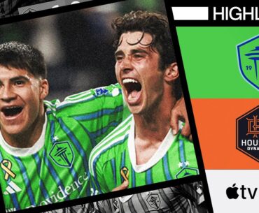 Seattle Sounders FC vs. Houston Dynamo FC | Rothrock Game Winner! | Full Match Highlights