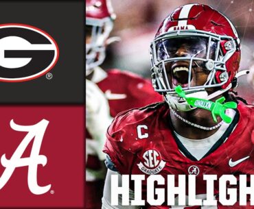 Georgia Bulldogs vs. Alabama Crimson Tide | Full Game Highlights | ESPN College Football