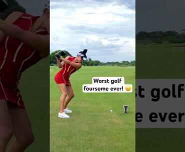 The worst golf foursome EVER! #golf