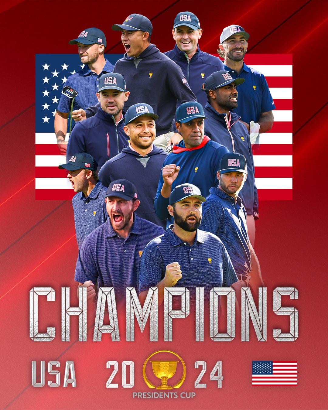 Team USA wins the 2024 Presidents Cup FOGOLF FOLLOW GOLF