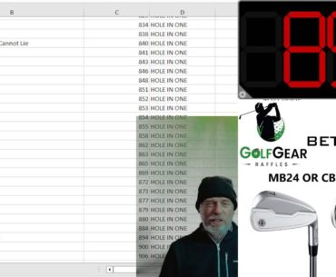 LIVE DRAWS FOR  A SET OF BETTINARDI IRONS, BLACKOUT DRIVER AND A LOT MORE