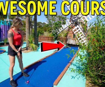 One of the BEST Old School Mini Golf Courses!