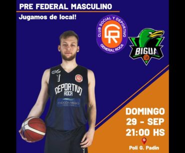 Pre Federal | Deportivo Roca  vs. Biguá