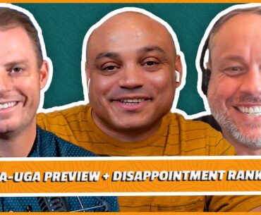 Alabama vs Georgia PREVIEW w/ Greg McElroy + Ranking the MOST Disappointing College Football Teams
