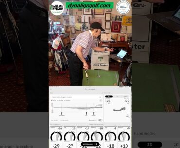European Tour Benchmark Long Putt vs DynAlign On Hackmotion #yips #putting #puttingstroke