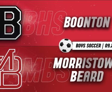 Morristown Beard Boys Soccer vs Boonton