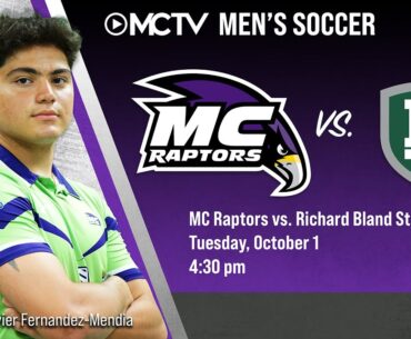 Montgomery College Raptors Men's Soccer vs. Richard Bland College Statesmen