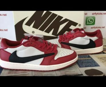 Travis Scott x Air Jordan 1 Low Chicago 1st Review
