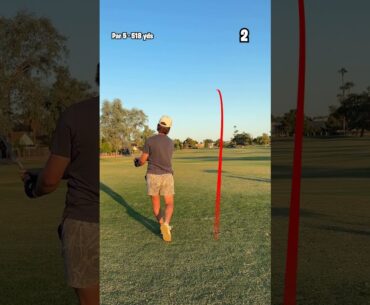 Hole 1 Of BREAKING 90 WITH ONE GOLF CLUB!!