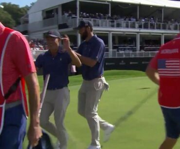 US star Collin Morikawa laughs as fans completely mistaken after Presidents Cup 'gaffe'