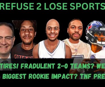 WOJ RETIRES! FRADULENT 2-0 TEAMS? WEAK AFC SOUTH? BIGGEST ROOKIE IMPACT? TNF PREDICTION