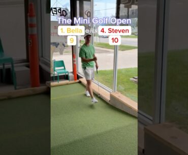 Hole 5, Semi-Finals Match | 1. Bella vs 4. Steven #minigolf