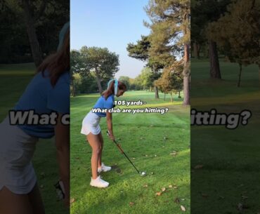 What club would you use? ⛳️💥🤩|GOLF #shrots #golfswing #golfgirl