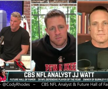 J.J. Watt addresses the Aaron Rodgers & Davante Adams reunion rumors 👀 | The Pat McAfee Show