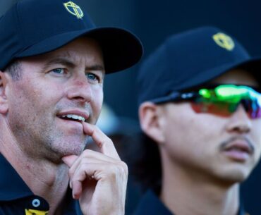 Adam Scott shows true colours in disagreement with PGA Tour champion after Presidents Cup