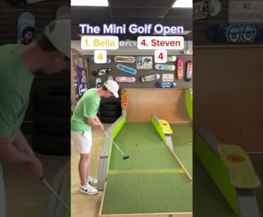 Hole 3, Semi-Finals Match | 1. Bella vs 4. Steven #minigolf