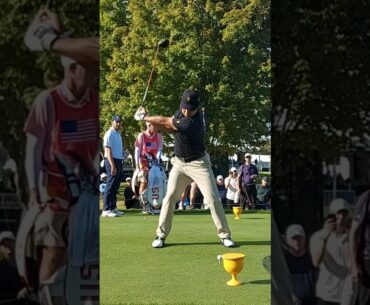 Hideki Matsuyama @ The 2024 Presidents Cup in Montreal 🇨🇦 (Face On Swing)