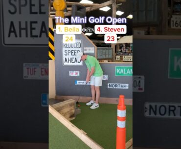 Hole 11, Semi-Finals Match | 1. Bella vs 4. Steven #minigolf