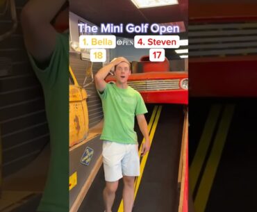 Hole 9, Semi-Finals Match | 1. Bella vs 4. Steven #minigolf