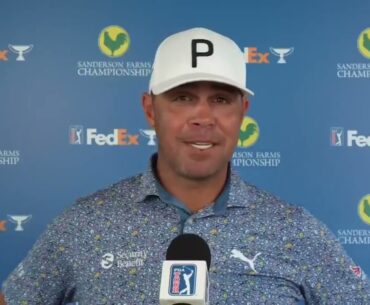 Gary Woodland Thursday Flash Interview 2024 Sanderson Farms Championship