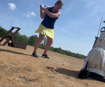 Miss Kira P Driving Range Session at Grand Geneva Resort & Spa on August 14, 2024.