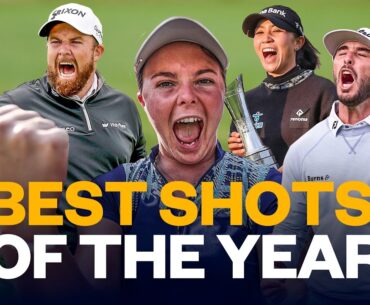 THE BEST GOLF SHOTS OF 2024 🤯