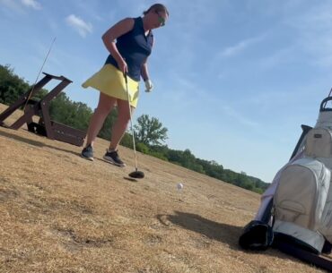 Miss Kira P Driving Range Session at Grand Geneva Resort & Spa on August 14, 2024.