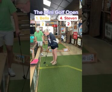 Hole 2, Semi-Finals Match | 1. Bella vs 4. Steven #minigolf