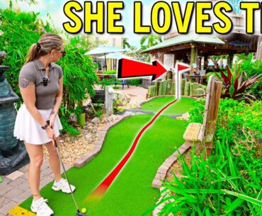 One of Elisha’s FAVORITE Mini Golf Courses!
