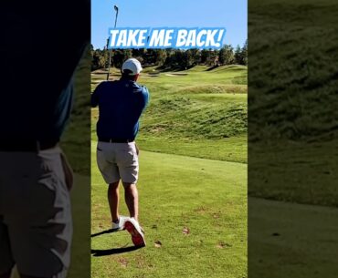 Practice makes perfect! #golf #golfingwithdad #golfshorts #golfanywhere