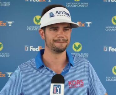 Beau Hossler Friday Flash Interview 2024 Sanderson Farms Championship