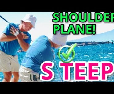DON’T TURN Your SHOULDERS! TILT THEM! #video #golf
