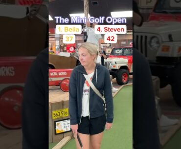 Hole 17, Semi-Finals Match | 1. Bella vs 4. Steven #minigolf
