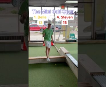 Hole 7, Semi-Finals Match | 1. Bella vs 4. Steven #minigolf