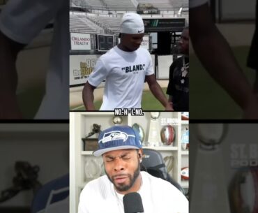 Travis Hunter wore a “Bland” T-Shirt after Richard Sherman’s comments 👀 (via Yahoo StBrownsPodcast)