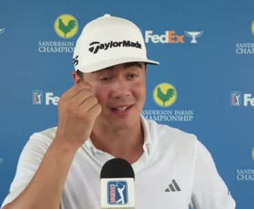 Michael Thorbjornsen Thursday Flash Interview 2024 Sanderson Farms Championship