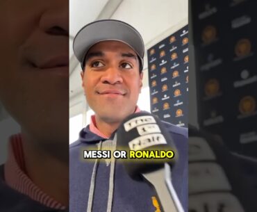 Presidents Cup’s Tony Finau Answers: Messi or Ronaldo? #golf #pga #presidentscup2024 #soccerfans