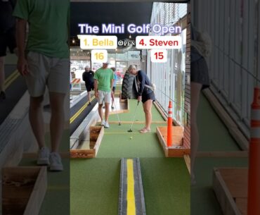 Hole 8, Semi-Finals Match | 1. Bella vs 4. Steven #minigolf