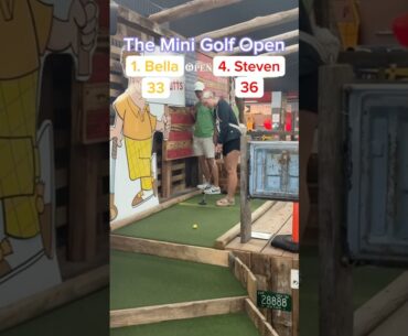 Hole 15, Semi-Finals Match | 1. Bella vs 4. Steven #minigolf