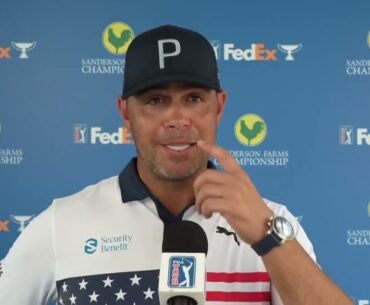 Gary Woodland Friday Flash Interview 2024 Sanderson Farms Championship