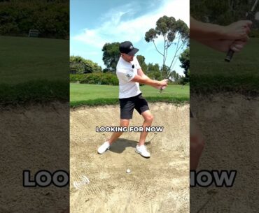 HOW TO SPIN BUNKER SHOTS #golf #shorts #improveyourgolf