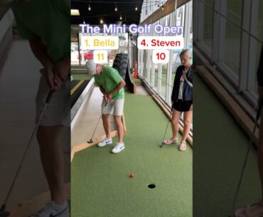 Hole 6, Semi-Finals Match | 1. Bella vs 4. Steven #minigolf