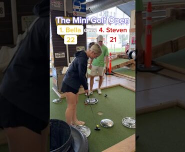 Hole 10, Semi-Finals Match | 1. Bella vs 4. Steven #minigolf