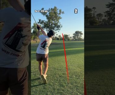 Hole 6 Of BREAKING 90 WITH ONE GOLF CLUB!!
