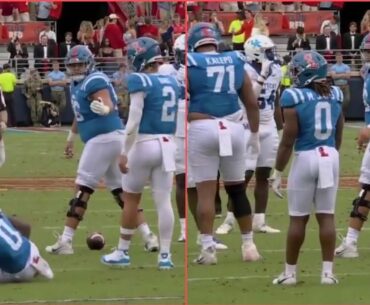 Ole Miss Player Matt Jones Gets Caught FAKING An Injury Vs Kentucky Wildcats‼️