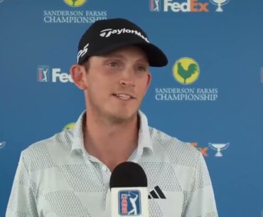 Jacob Bridgeman Friday Flash Interview 2024 Sanderson Farms Championship